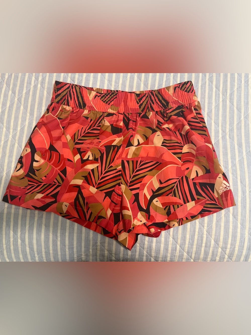 Adidas Women's Tropical Print Running Shorts